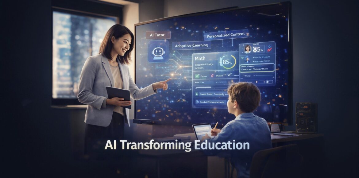 AI education personalized learning and more